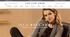 Desktop Screenshot of corcomamor.com.br